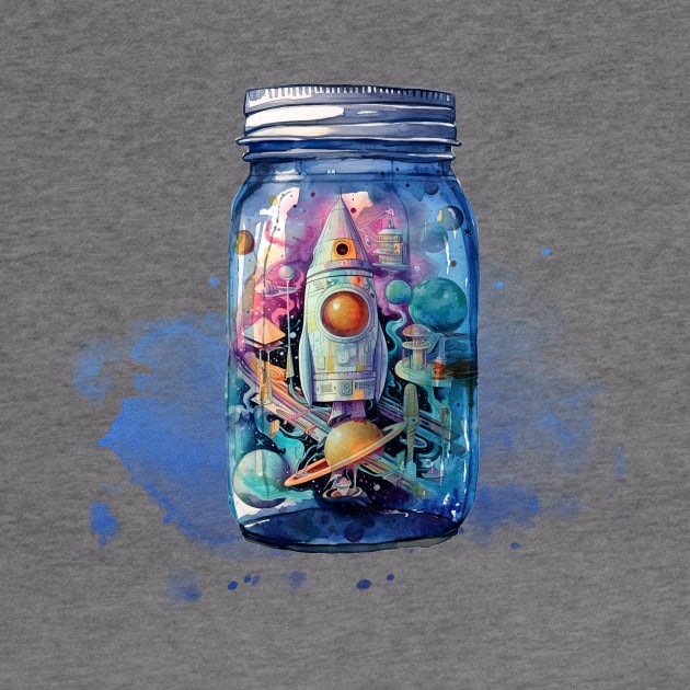 Space Jar by ginkelmier@gmail.com